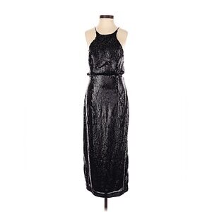 Bardot Black Sequin Cocktail Dress